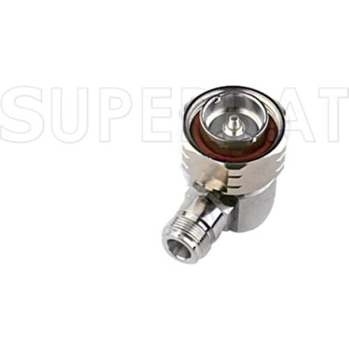 Superbat N-7/16 DIN Female Adapter N Jack to 7/16 DIN Male Plug Right Angle