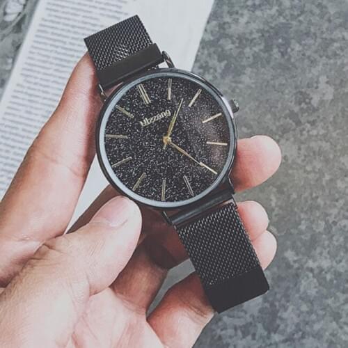 Ulzzang Mens Stainless Steel Watch