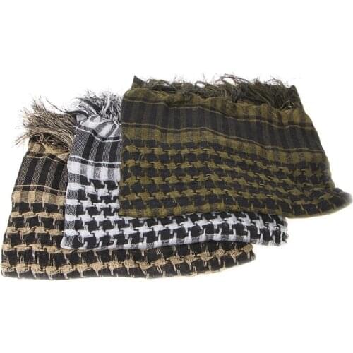 Military Tactical Keffiyeh Arab Scarf Hunting Cycling Shawl Head Wrap Army camouflage