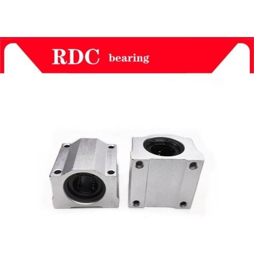 High-quality 4PCS SC6UU/SC8UU/SC10UU/SC12UU Linear Motion Ball Bearing Slide Bushing Linear Shaft for CNC for 3D printer parts