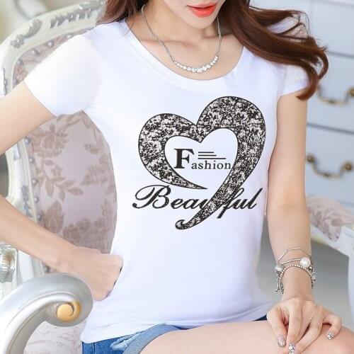 Women T shirt 2021 Summer Fashion Designer Print Flower Cotton Vogue Short Sleeve Tshirt Famale Tops Shirt Sexy Clothes Trending