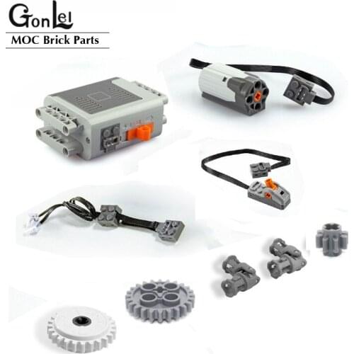 1 Set High-Tech MOC Mechanical Group Technology Series Motor Parts Power Functions motors Building Blocks Compatible with 8293