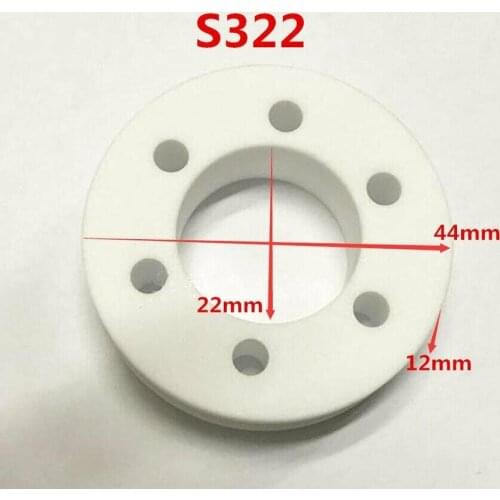 1pc EDM Slow Wire Cut Ceramic Secondary Wheel S322 Pressure Roller Guide Wheel Circuit Machine For Cutting