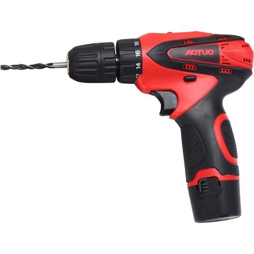 12V Brushless Electric Hammer Drill Electric Screwdriver 2-Speed 18-25n.m Torque Cordless Impact Drill for Lithium Battery