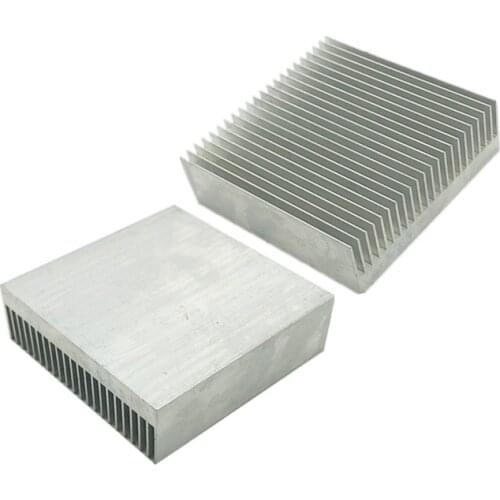 2pcs Heat sink 60*60*18MM aluminum profile dense tooth radiator aluminum block Heat conduction aluminum heatsink manufacturer