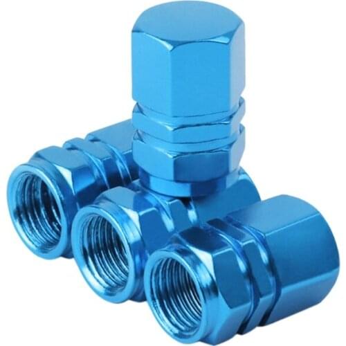 4 Pcs Car Tire Valves Stem Caps Bolt-in Alloy Leakproof Dustproof Auto Wheel Valves Cover Tyre Stem Air Caps