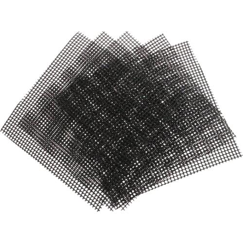 5 Pieces Plastic Flower Pot Hole Mesh Pad Bonsai Bottom Grid Mat, 15x15 cm / 5.9x5.9 inches
