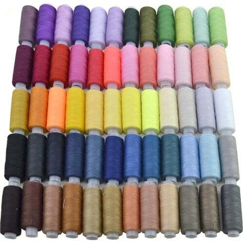 60 Color/Pack Polyester Sewing Thread For DIY Handmade Craft Sewing Clothing Jeans Accessories Material Suppliers