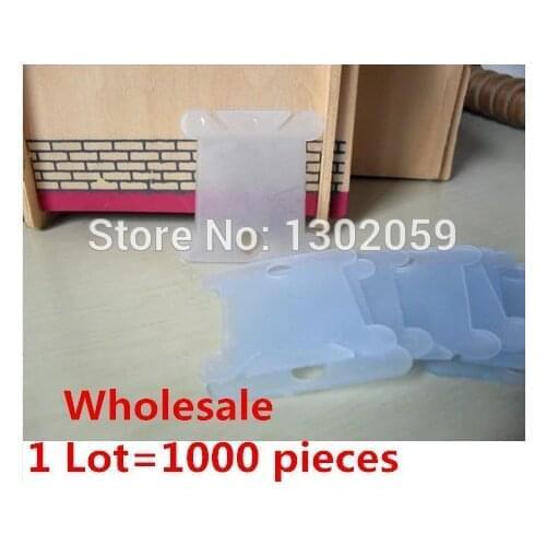 Available Good Quality 1000 Pieces Four Colors Embroidery Thread Threading Board Card Bobbin-Embroidery Tool Accessory