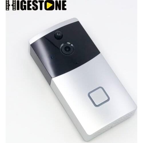 Higestone Video Doorbell Wireless TF card Outdoor ring bell Battery Monitor viewer IR Night Vision peephole WIFI APP Control