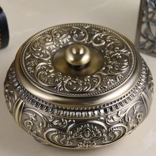 European metal ash tray vintage large ashtray smoking accessories ash tray vintage luxury ashtray for AT012