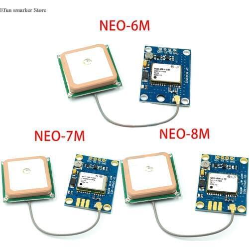 GY-NEO6MV2 GY-NEO7MV2 GY-NEO8MV2 NEO-6M NEO-7M NEO-8M GPS Module with Flight Control EEPROM MWC APM2.5 large antenna for arduino