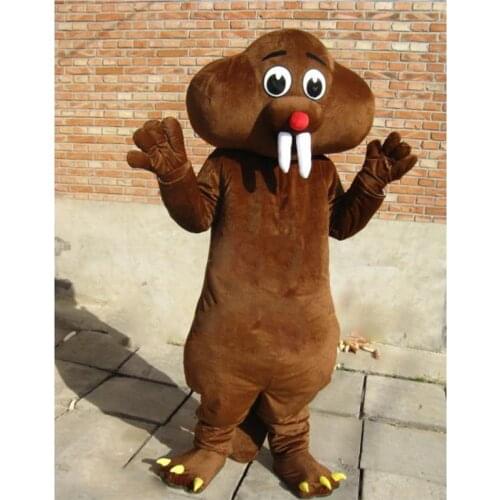 Cosplay Costumes Classic Version Customized Big Tooth Beaver Mascot Fursuit Adult Halloween Birthday Party Cartoon Apparel