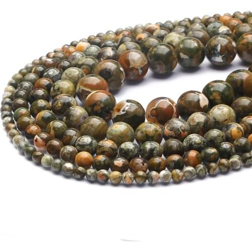 New Arrival Natural Ryolite Jasper Round Beads,Diameter 4/6/8mm, Hole Diameter about 1mm, Used for Jewelry Making DIY Strand