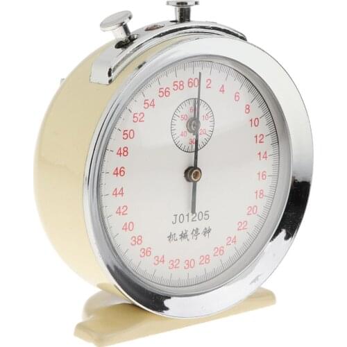 Mechanical Clock Stopwatch Physics Experiment Timer 60s 0.1s