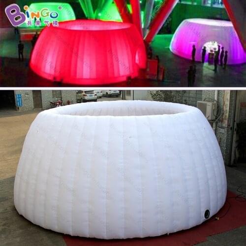 Newest Design Fashion 7X7X2.6 Meters White Air Dome Tent / Inflatable LED Lighting Tent / Inflatable Party Tents For Sale