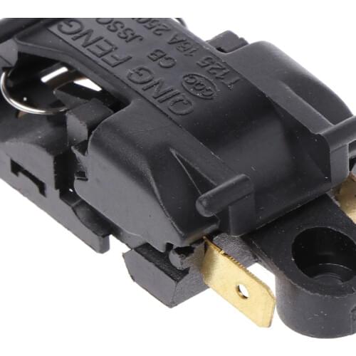 1PC 16A Electric Kettle Thermostat Switch 2 Pin Terminal Kitchen Appliance Parts MOLF
