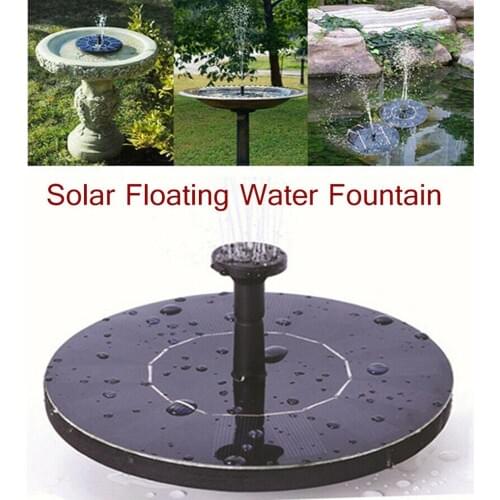 7V Solar Fountain Watering kit Power Solar Pump Pool Pond Submersible Waterfall Floating Solar Panel Water Fountain For Garden