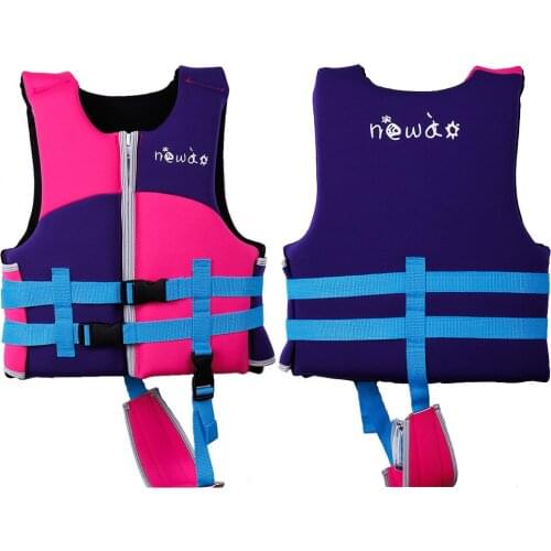 Neoprene Children Kids Swim Lifesaving Life Jacket Aid Flotation Device Buoyancy kayaking Boating Surfing Safety Survival Suit