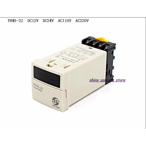 Upgrades YH48-2Z DH48S-2Z DC12V, DC24V, AC110V, AC220V Multifunction Digital Timer Relay On Delay 8 Pins DPDT Brand New