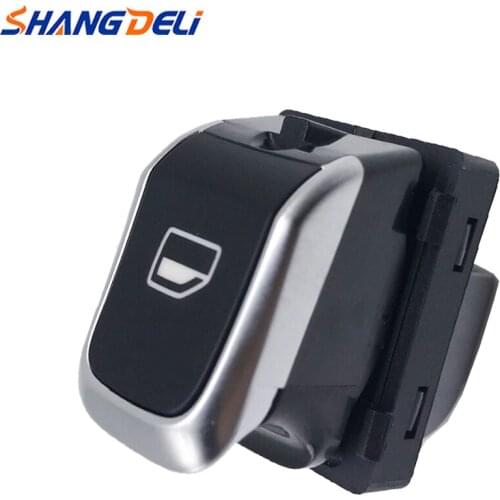 For Audi Q3 A7 RS6 A8 S8 A6 S6 A6 Single Button Chrome Power Window Control Switch 8KD 959 855 A 4GD959855