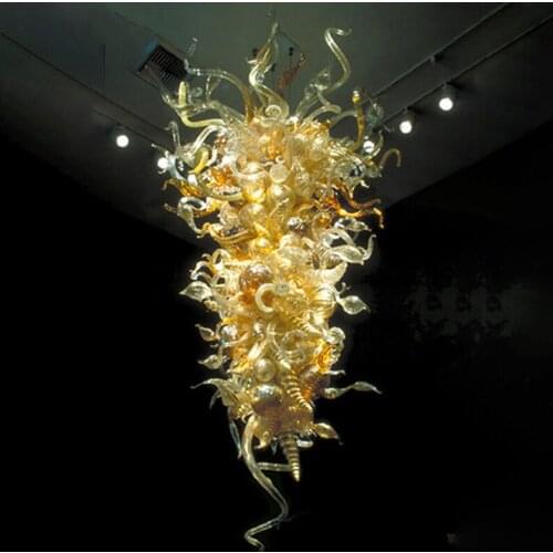 Antique Pendant Lamp Chihuly Style Hand Blown Glass Chandelier Lighting Fixture Modern Led Chandeliers for Home Hotel Art Decor