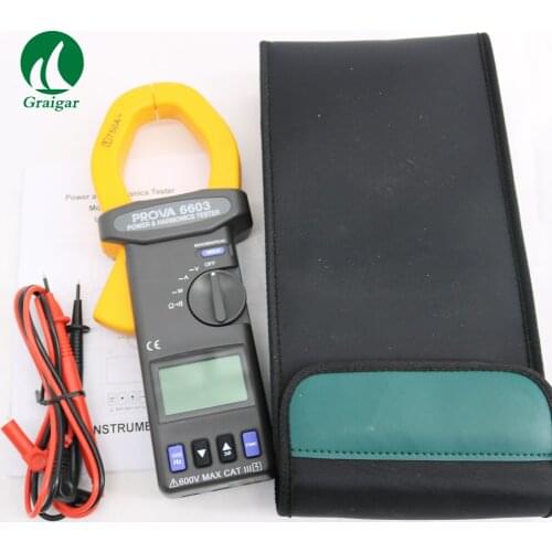 PROVA-6603 Protable Power Analyzer Meter Power Recorder AC Current Range 0~99.99A