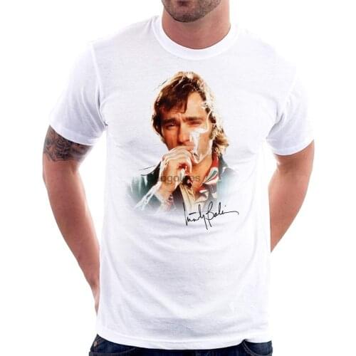 Marty Balin Shirt - RIP Marty Balin Shirt - Smoking Marty Balin Signature Portrait Shirt - Rock and Roll Legends Shirt