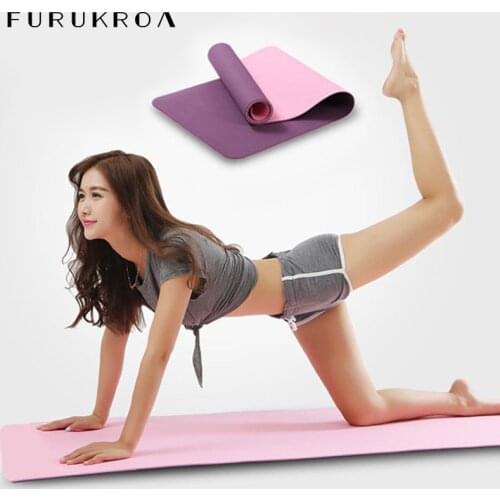 Widened Thickened Yoga Mat For Beginner TPE Non-slip Sports Exercise Pads Multicolor Fitness Pilates Quality Mat For Plank X108B