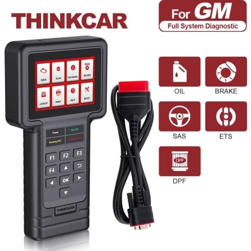 THINKCAR ThinkScan S05 Automotive Diagnostic Tool Oil/Brake/SAS/ETS/DPF Resets OBD 2 Code Reader Scaner For GM Auto Scanner OBD2