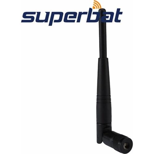 Superbat 2.4GHz 5dBi Omni Tilt-Swivel WiFi Antenna SMA Plug for Wireless LANs D-LinkR LinksysR WET11 Rubber Duck Aerial Booster