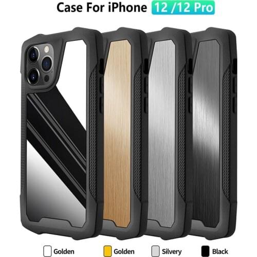 3 in 1 Armor Shockproof Bumper Phone Case For iPhone 12 11 Pro Max XS Max XR X 7 8 Plus 12 Mini 11 12 Hard PC Matte Back Cover