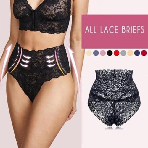 Womens Sexy Panties High Waist Lace Body Shaping Underwear Multiple colors and sizes available Wrapped Breathable fashion T3