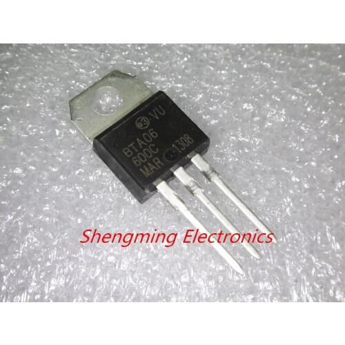 10PCS BTA06-600C BTA06 TO-220 transistor