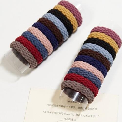 20PCS Women Simple Basic Elastic Hair Bands Ties Scrunchie Ponytail Holder Rubber Bands Girls' Fashion Hair Accessories Headband