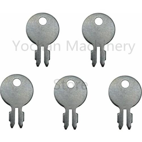 5 Pcs 180292M1 Ignition Switch Keys For John Deere Massey Ferguson 180681M93 A4700R 35 50 65 85 TO20 TO30