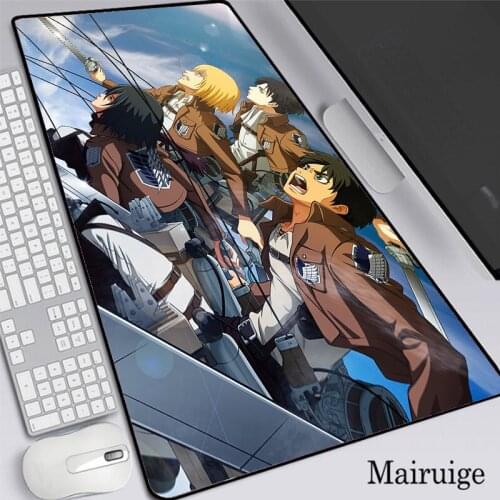 Maiguige HD Pattern Anime Custom Large Gaming Mouse Pad 400mmx 900mm XXL Computer Gamer Locking Edge Keyboard PC Mice Mats
