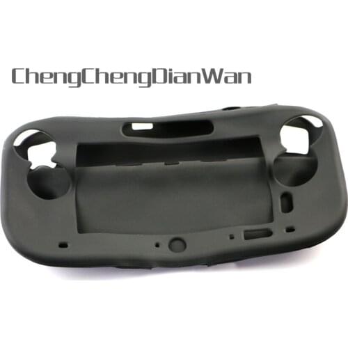 ChengChengDianWan 50pcs/lot For Nintendo Wii U High quality Silicone case Gel Case Cover Skin Shell case for WIIU by DHL/EMS