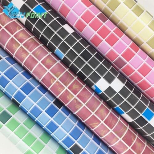 Yunpoint Kitchen Oil-Proof Diy Decorative Film Waterproof Self-Adhesive Wallpaper Bathroom Toilet Thick Mosaic Tile Wall Sticker