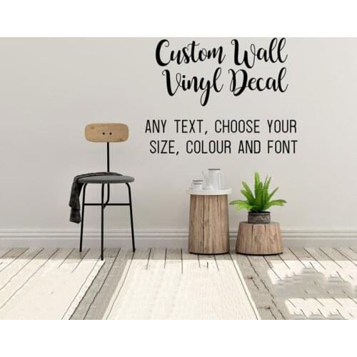 Design Your Own Custom Wall Decal wall decor nursery decor kids room sticker self adhesive vinyl Custom quote decal design CN