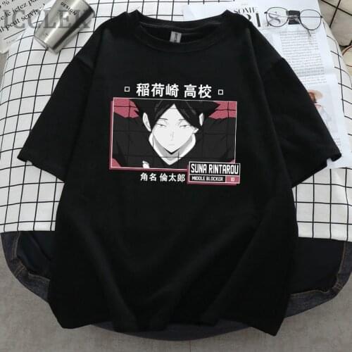 Inarizaki High Suna Shinsuke Kita T Shirt Anime Haikyu Shirt Women Men Short Sleeve Harajuku Kawaii Clothes Manga Aesthetic tops
