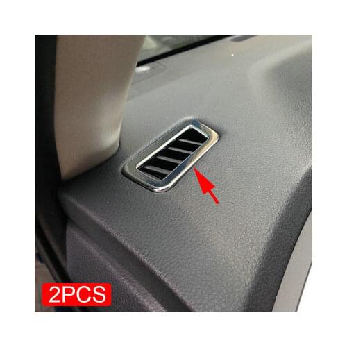 Chrome Dashboard Air Vent Cover For Nissan Rogue Qashqai Interior Overlay Trims