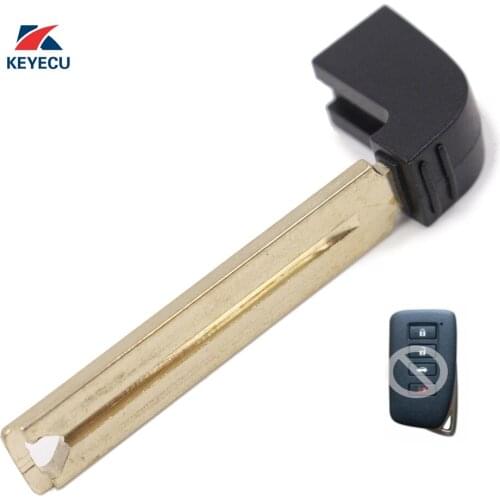 KEYECU Replacement Insert Remote Car Key Blade for Lexus ES250 IS250 GS450h,Pack of 10