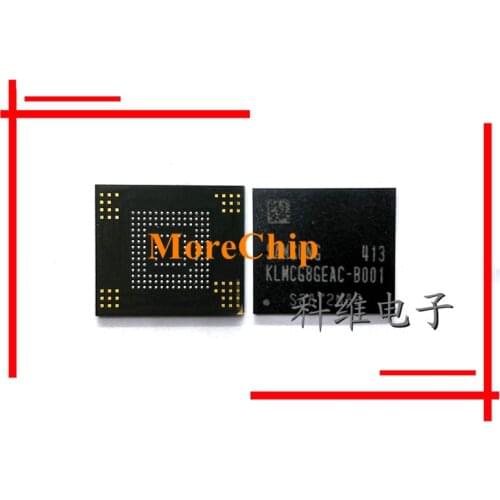 KLMCG8GEAC-B001 eMMC 64GB NAND Flash Memory IC Chip BGA153 Used Soldered Ball 100% Tested Good