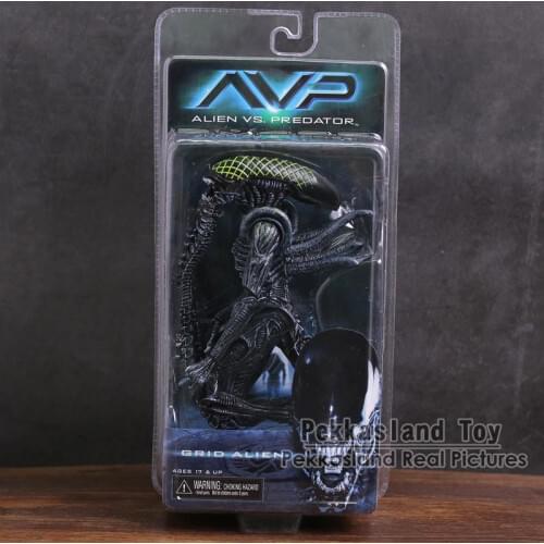NECA Alien vs. Predator Xenomorph / Warrior Alien / Grid Alien PVC Action Figure Collectible Model Toy