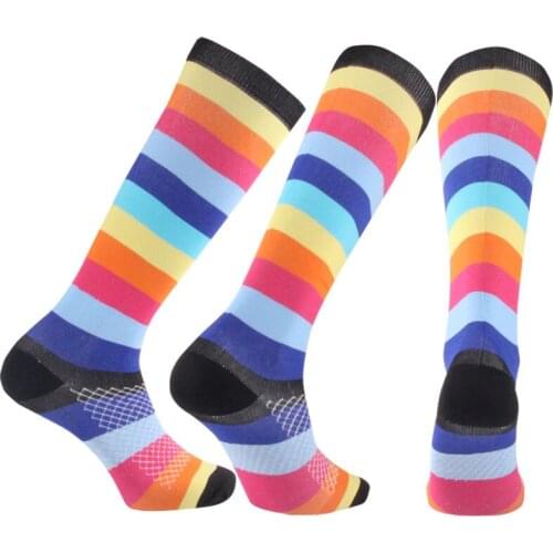 Anti Fatigue Compression Socks Fit For Sports Men Women 20-30 Mmhg Fit For Edema, Diabetes, Varicose Veins, Outdoor Racing Socks
