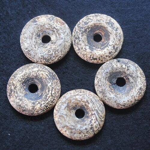 Nature stone pendants size 30mm hot selling items leperod surface round shape natural stone beads string loose beadss jewelry