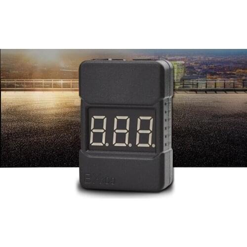 1pcs BX100 1-8S Lipo Battery Voltage Tester/ Low Voltage Buzzer Alarm/ Battery Voltage Checker with Dual Speakers