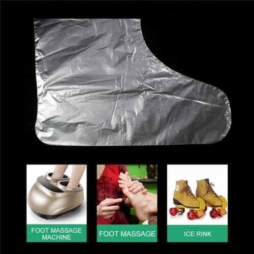 100Pcs Disposable Foot Cover Transparent Film Foot Cover For Pedicure Prevent Infection Remove Chapped Foot Covers New