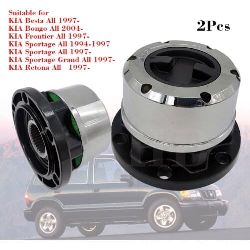 2 pieces FOR KIA Sportage Grand Sportage Retona Frontier Besta 4X4 Bongo Bearing 1997- wheel locking hubs AVM460 B034